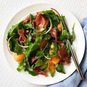 prosciutto salad melon arugula recipe recipes jonny valiant woman