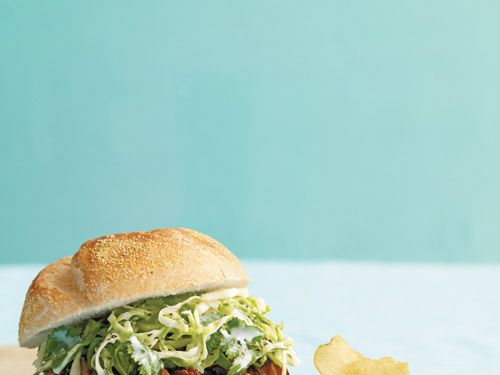 Pulled Pork Sandwiches with Crunchy Slaw - foodiecrush .com
