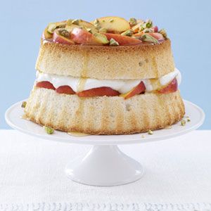 Honey-Peach-Cake-with-Sugared-Pistachios-Recipe