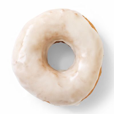vanilla glazed yeast doughnuts