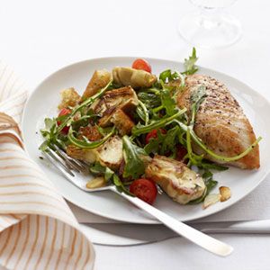 Seared-Chicken-with-Artichoke-Panzanella-Recipe-4