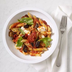 <p>The best pasta dish for summer is just 30 minutes away. Fresh basil, mozzarella and eggplant combine to create a savory flavor that'll have you craving seconds. </p>
<p><strong><a target="_blank" href="http://www.womansday.com/food-recipes/food-drinks/recipes/a11818/eggplant-basil-fresh-mozzarella-penne-recipe-122989/">Get the recipe.</a></strong></p>
