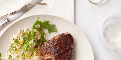 Lamb Chops And Lemony Couscous Salad Recipe