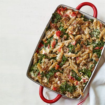 Baked Pasta with Kale Recipe