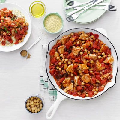 spiced chicken and chickpea stew