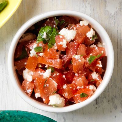 tomato salsa with cheese