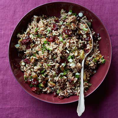 wild rice and cranberry dressing