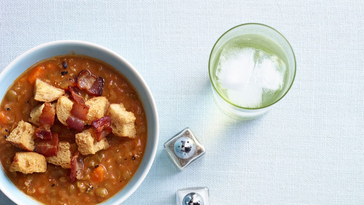 Hearty Split Pea Soup With Bacon Recipe - NYT Cooking