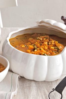 halloween appetizers pumpkin chowder