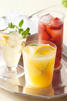 summer drinks citrus spritzer