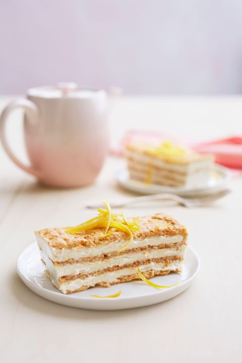 lemon maple icebox cake - easter cakes