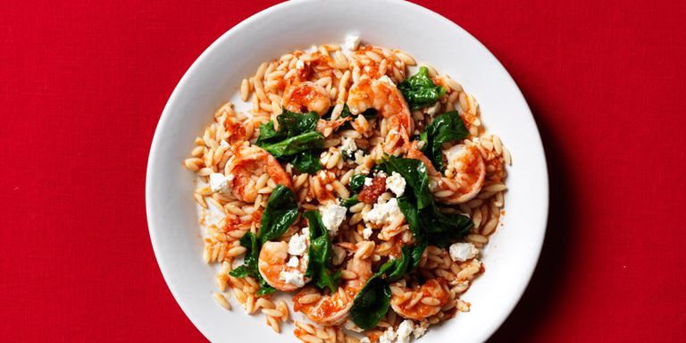 Shrimp, Spinach & Feta Orzo – Shrimp Recipes