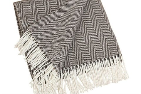 Woven Wonder saro herringbone throw blanket