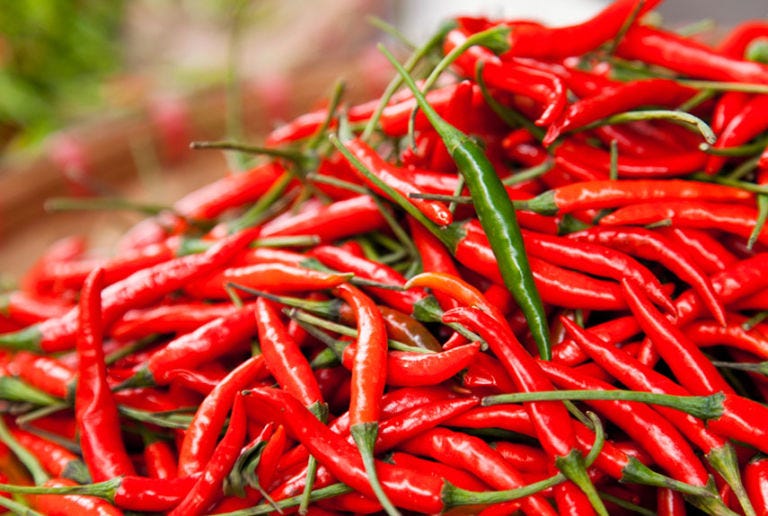 6. Add chili peppers to tacos. chili peppers