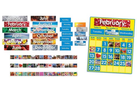 Scholastic Photo Calendar Bulletin Board