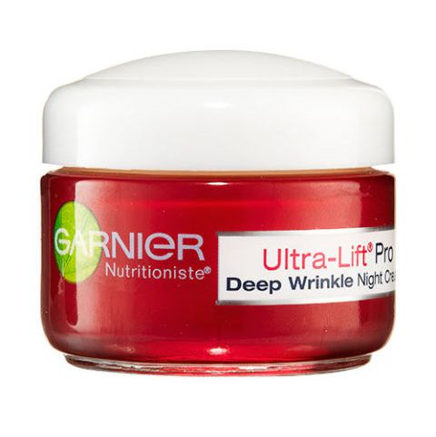 After your face, remember to apply lotion to areas like your neck, lips, hands and feet—they'll soak up the hydration, too. But if you usually slather on formulas with SPF, do yourself a favor and save those extra ingredients for daytime. Instead, swap in creamier products formulated for night.
 TRY Garnier Nutritioniste Ultra-Lift Pro Deep Wrinkle Night Cream, $16.99; Amazon.com