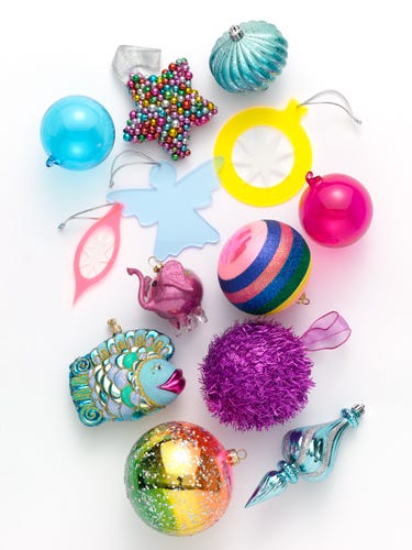 8 Out-of-the-Ordinary Ornaments Colorful Ornaments