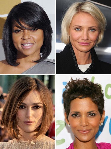 Flatter Your Face <p>Going short can be scary—especially if you've had long locks forever. But ensuring that you'll end up with a flattering style makes it easier to take the plunge. Check out these short celeb 'dos, which suit four different face shapes, to find the best one for you.</p>