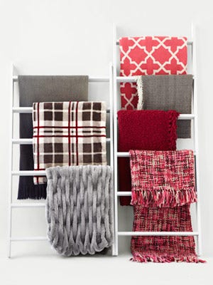 Get Cozy <p>Your winter just got cozier! These chill-chasing throws are perfect for snoozing or for curling up with a good book. If you like to pull a blanket right up to your nose while you read on the couch, make sure you unfold it at the store or check the dimensions: It should be at least as long as you are tall. Another good tip? Warm up your home decor with Home Editor Ayn-Monique Klahre's tip. "When I get bored with my cream-hued sofa, I drape a throw over the back for a swath of color."</p> <p> </p> <p> </p>