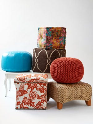 Pick Your Feet Up <p>After a long day, coming home to an ultra-comfy footrest is always a treat. An easy way to make your footrest do double duty: Buy a storage ottoman that holds everything from throw blankets to remotes. Or top your pouf with a tray to act as an extra side table when guests come over. Want to keep your ottoman looking like new? Follow Home Editor Ayn-Monique Klahre's tip, and spray it with a stain-resistant product, like Scotchgard, to keep a fabric ottoman from becoming grimy. Click through for six sweet deals that will save you big bucks on the home decor must-have.</p>