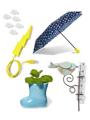 <p>Rainy days can be downers, but these fabulous finds make even the dampest of days a bit brighter. Adding a splash of fun to your everyday life has never been this easy or affordable. Click through to discover how to jazz up everything from your bathtub to your rain boots. </p>