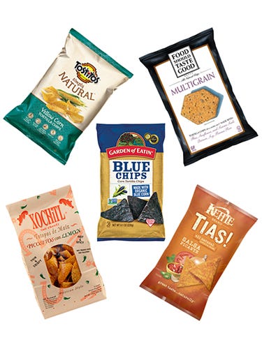 Crunch Time <p class="p1">Our <a href="http://www.womansday.com/food-recipes/healthy-recipes/how-to-make-salsa" target="_self"><span class="s1">favorite salsas</span></a> have met their match in these five flavorful kinds of tortilla chips. But they're not just great for dipping: You can use them in recipes too, like this one for <a href="http://www.womansday.com/recipefinder/crispy-tex-mex-chicken-strips-recipe-wdy0913" target="_self"><span class="s1">crispy Tex-Mex chicken strips</span></a>. Find out which ones topped our taste-test in categories like classic, spicy, multigrain and more.</p>