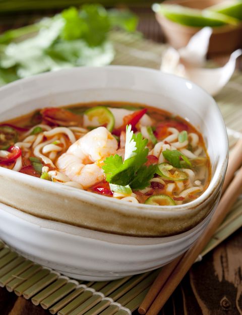 Asian Shrimp and Noodle Soup