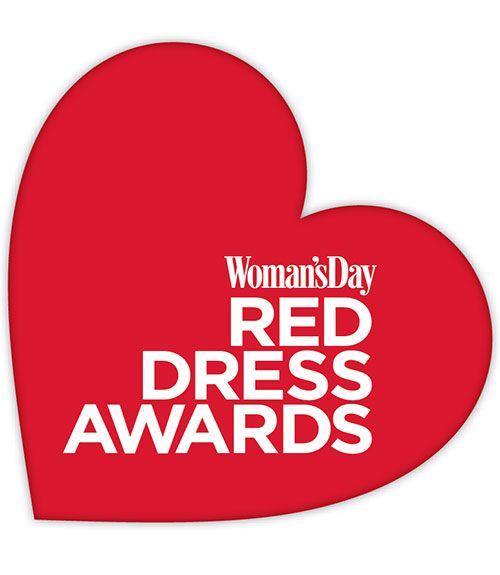 Women's day red dress hotsell awards 2019