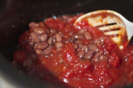 Food, Ingredient, Produce, Dish, Condiment, Comfort food, Red bean soup, Stewed tomatoes, Bean, 