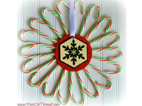 <p class="FreeForm">Pumpkins are to Halloween as candy canes are to Christmas. So instead of gobbling up the red-and-white treats, turn your home into peppermint central with these easy, beautiful DIY décor ideas, like this welcoming wreath.</p>  <p class="FreeForm">Get the instructions at <a href="http://www.momontimeout.com/2012/12/candy-cane-wreath/" target="_blank">Mom On Time Out</a>.</p>  <p class="FreeForm"><strong>RELATED: <a href="http://www.womansday.com/home/holiday-decorating-ideas/6-cheery-holiday-wreaths">6 Cheery Holiday Wreaths</a></strong><strong></strong></p>