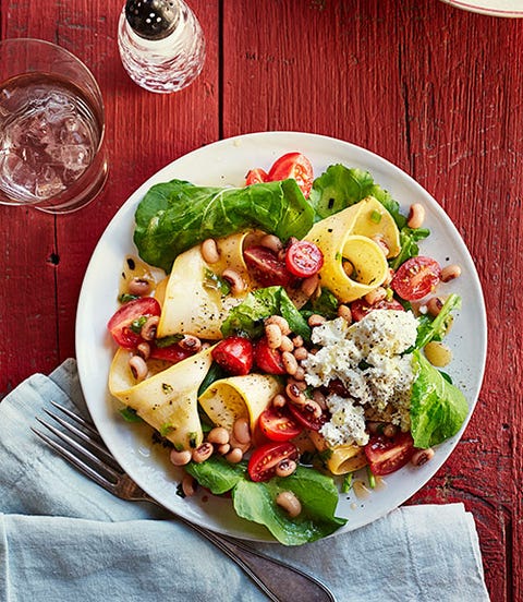 hearty salad recipes - Shaved Squash Salad