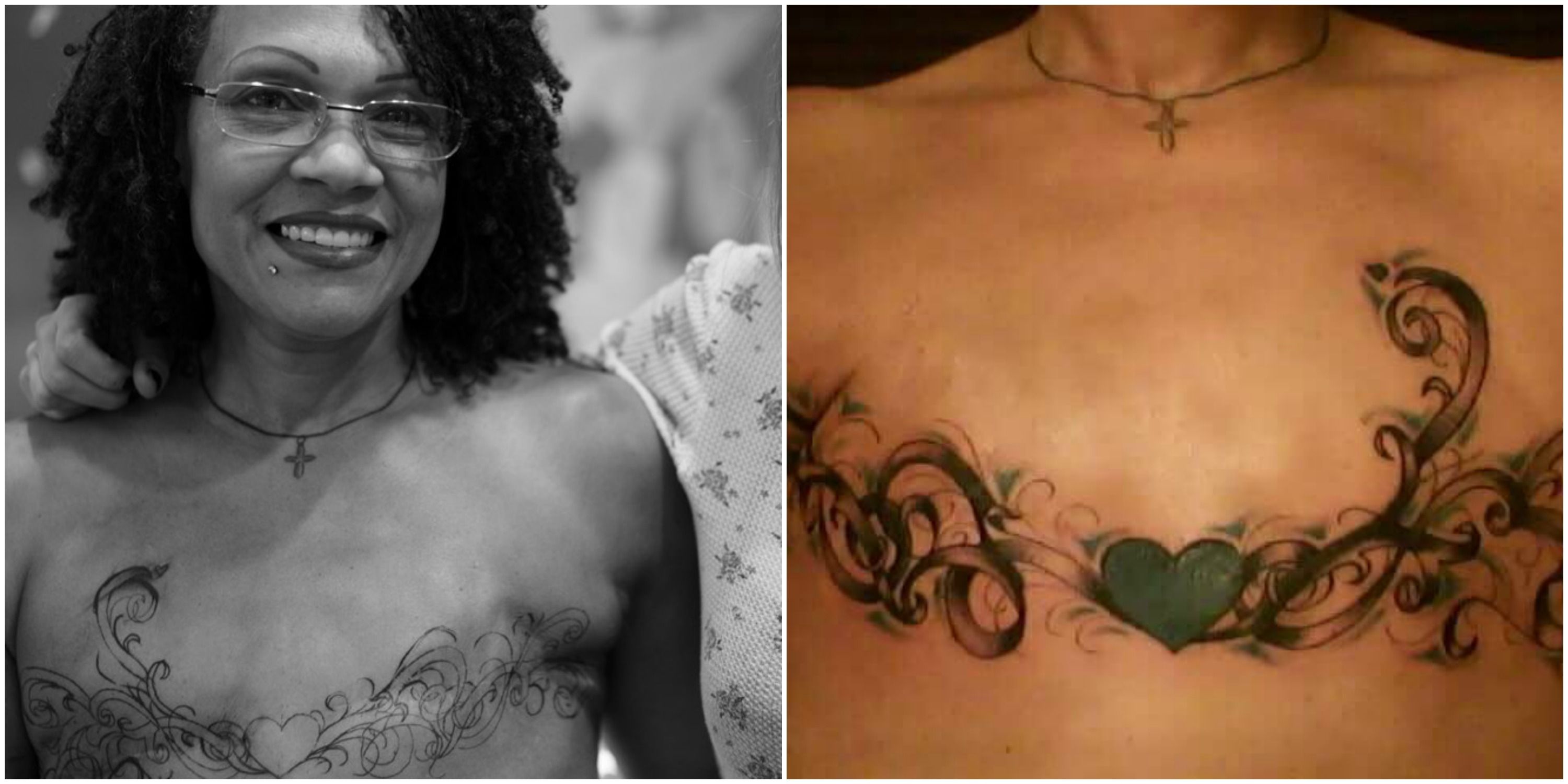 татуировки для груди у женщин фото 99