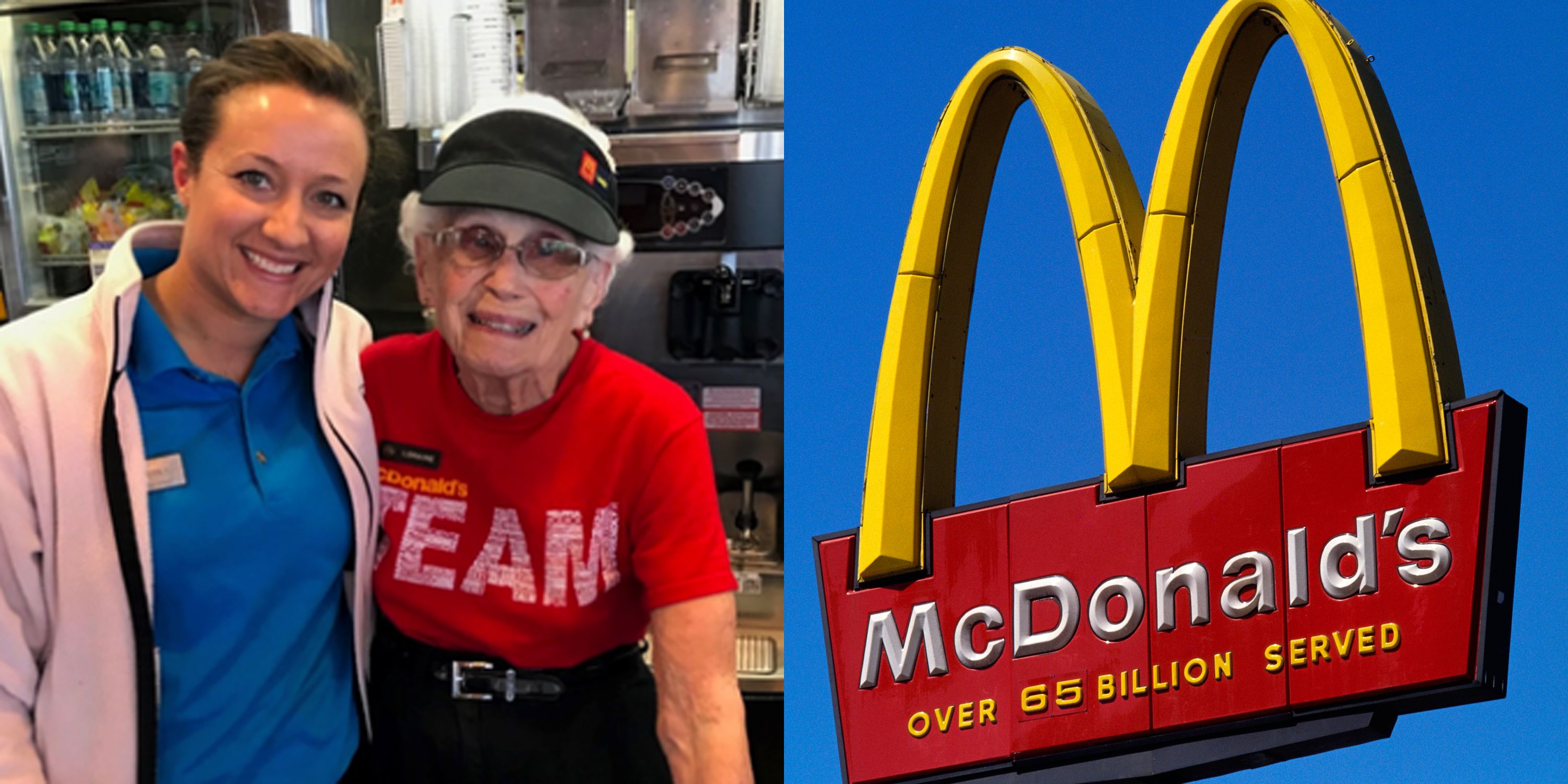 94 Year Old Working Woman Celebrates 44 Years At Mcdonald S