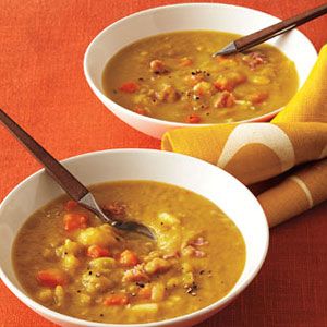 Canadian Yellow Split Pea Soup with Ham Recipe