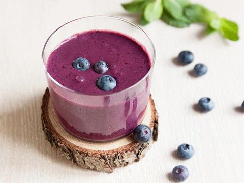 Food, Smoothie, Blueberry, Health shake, Dish, Berry, Blackberry, Superfood, Ingredient, Cuisine, 