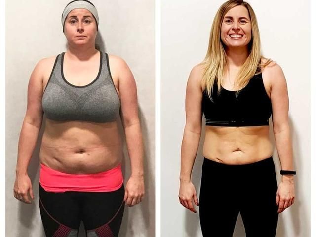 Arm weight loss before and online after